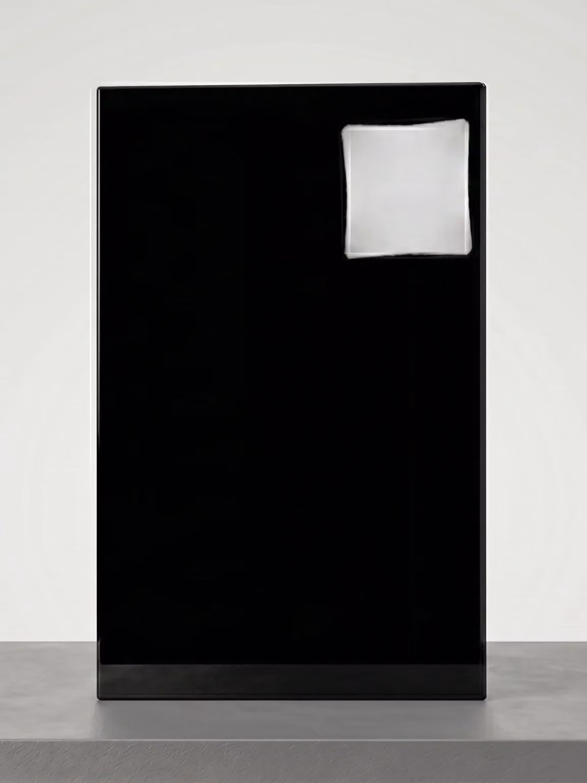 Cheap Furniture Warehouse Gloss Black MDF Kitchen Cabinet Replacement Doors, 350mm Width, 18mm Thickness