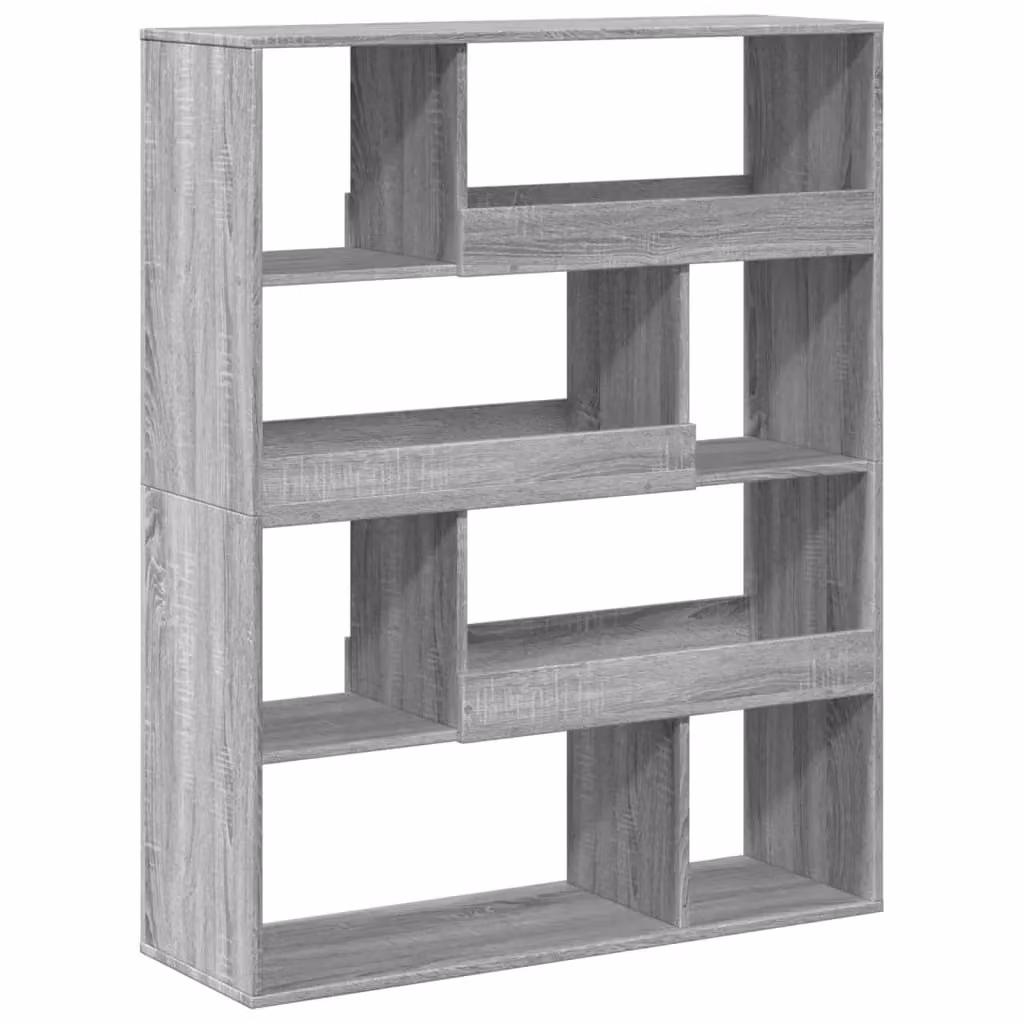 Berkfield Home Grey Sonoma Room Divider, W/D/H: 100 x 33 x 125.5 cm
