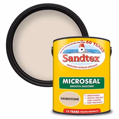 Sandtex Ultra Smooth Masonry Paint, Sandstone, 5 l