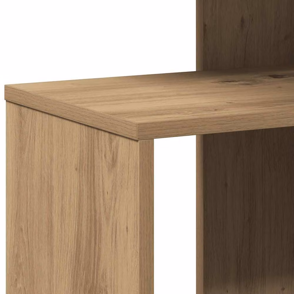 Berkfield Home Artisan Oak Side Table in Brown, W/D/H: 36 x 30 x 56 cm – 3