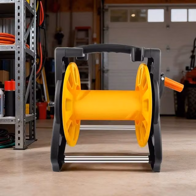 FLAVORA Yellow Garden Hose Reel (Hose Pipe Not Included) – 1