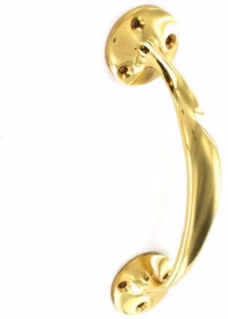 Securit Victorian Bow Handle in Gold Brass