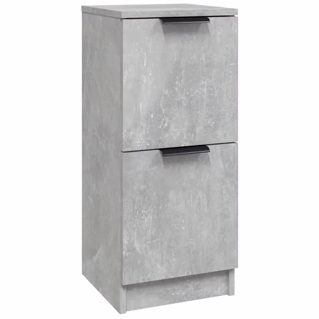 Berkfield Home Concrete Grey Sideboard in MDF, W/D/H: 30 x 30 x 70 cm – 2