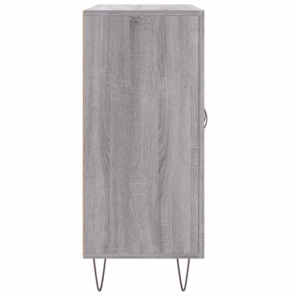 Berkfield Home Grey Sonoma Sideboard in Engineered Wood W/D/H: 90 x 34 x 80 cm – 3