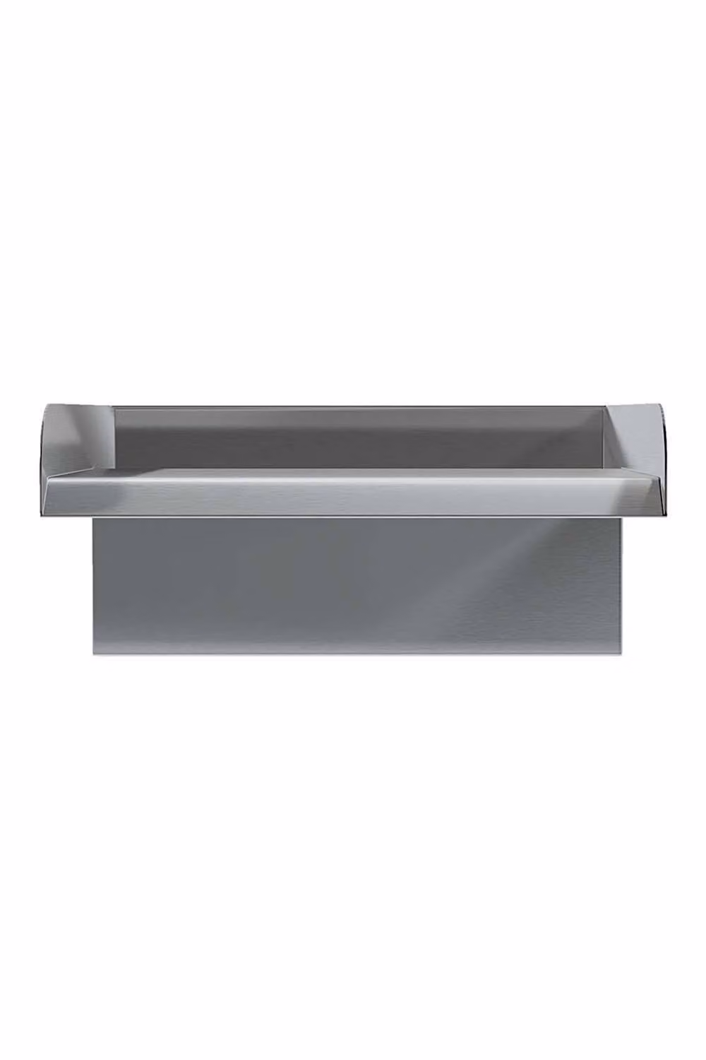 Living and Home Silver Stainless Steel Wall-Mounted Water Blade Garden Waterfall Fountain, W/D/H: 20 x 20 x 10 cm – 2