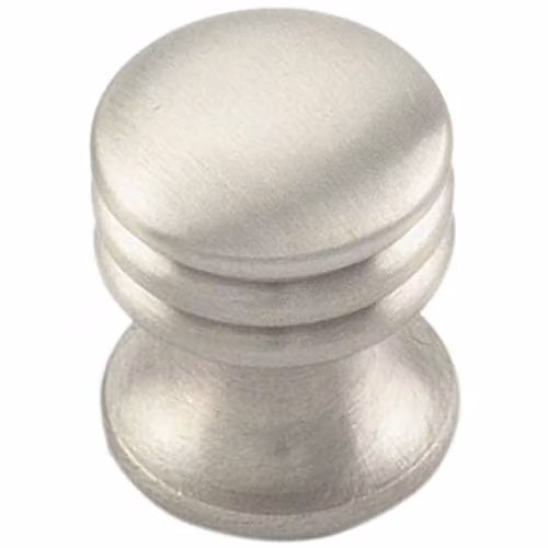 Loops Textured Cupboard Door Knob in Brushed Silver