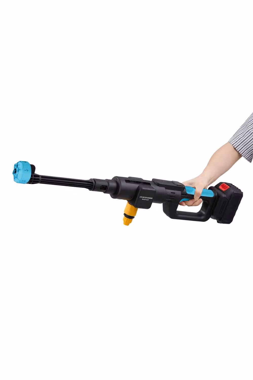 Living and Home 21V Cordless Handheld Pressure Washer Cleaner with 2 Batteries in Black – 4