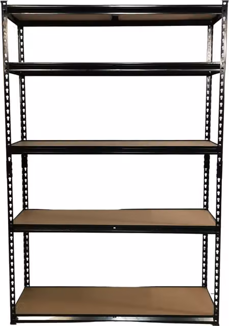 Samuel Alexander Heavy Duty Multipurpose Metal Warehouse Shelving in Black