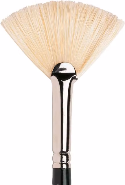 Winsor and Newton Winton Fan Hog Brush No. 8 Multicolour