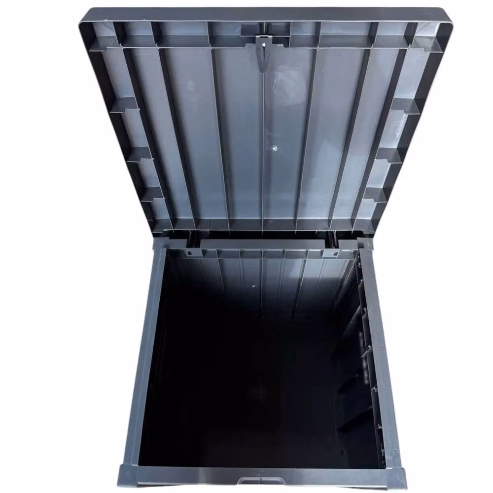 FORGEVIO Large Outdoor Plastic Parcel Delivery Box with Lid, Grey – 3