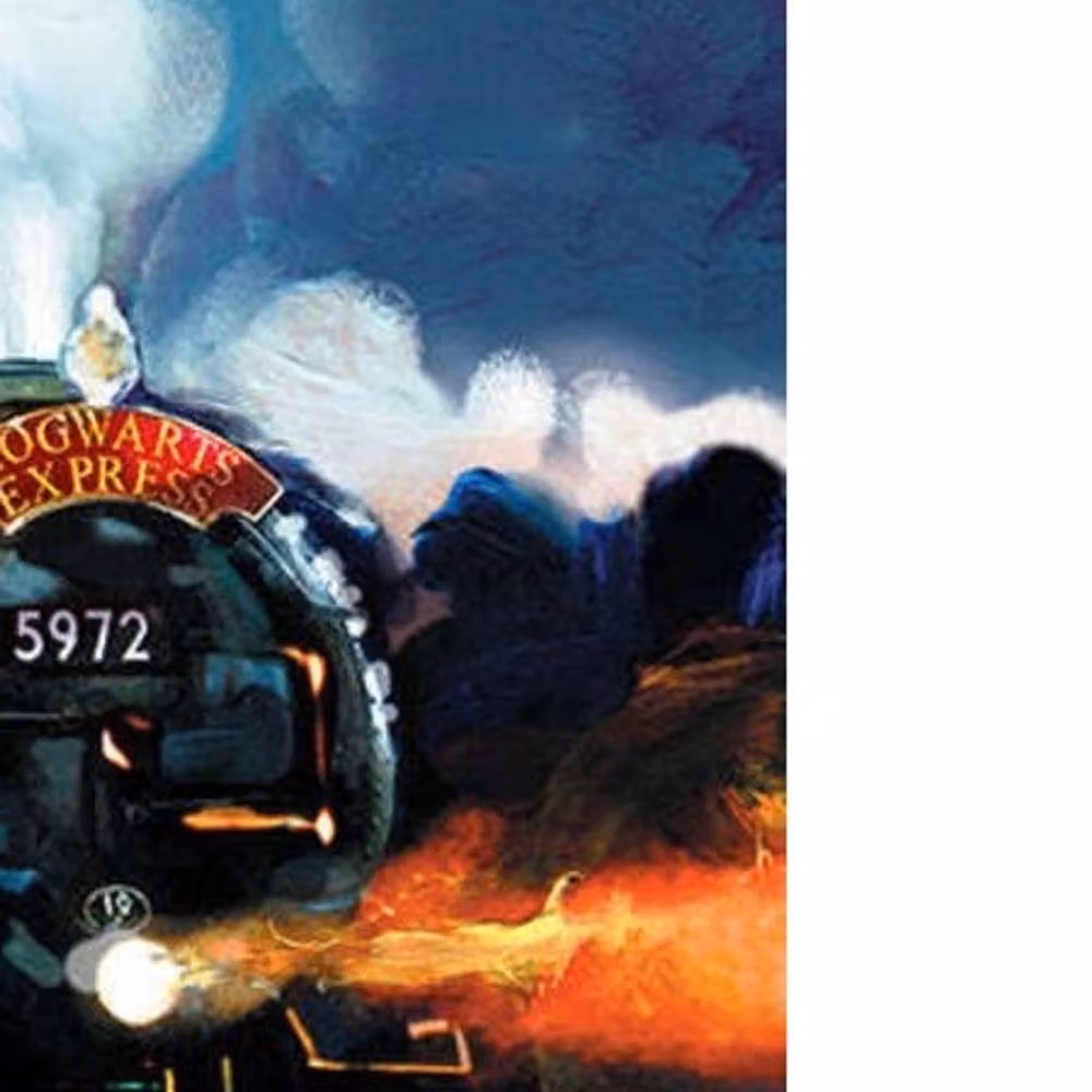 Harry Potter Hogwarts Express Multicolour Canvas Print in Brown – 2