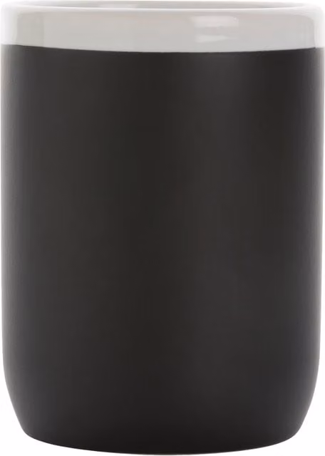 XD Design Contrast Rim Ceramic Mug, Black, 300 ml – 1