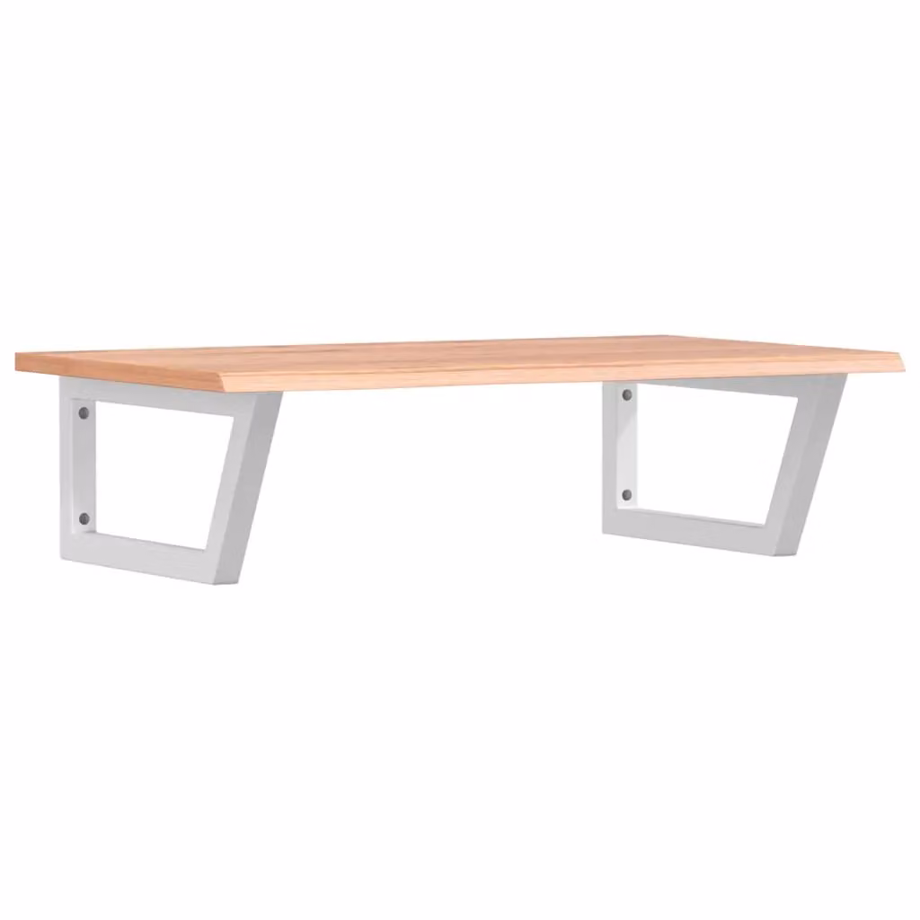 Berkfield Home Wall Mounted Basin Shelf in Brown Oak and Steel