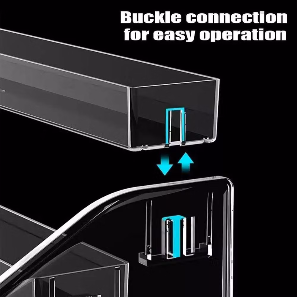 Kelvenix 7 Tier Clear Plastic Collector Card Display Stand Rack Shelf – 2