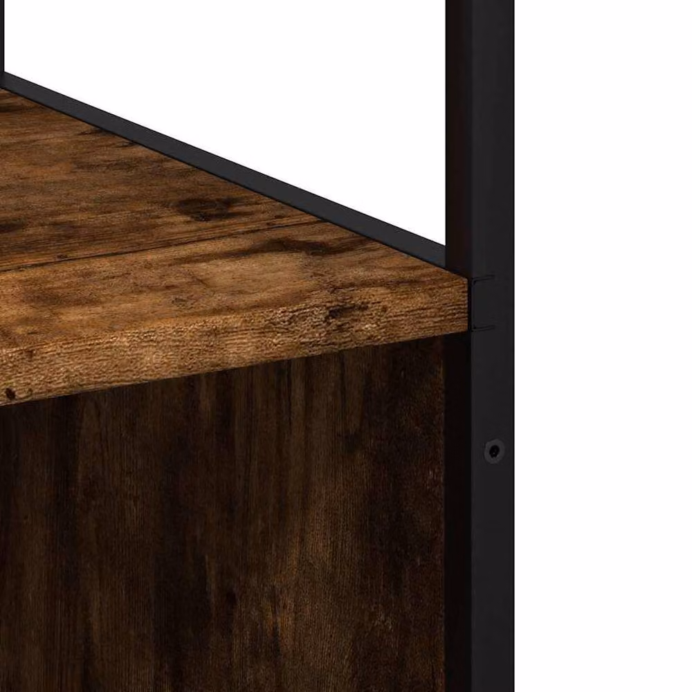 Berkfield Home Smoked Oak Bathroom Cabinet in Brown, W/D/H: 35 x 37.5 x 166 cm – 3