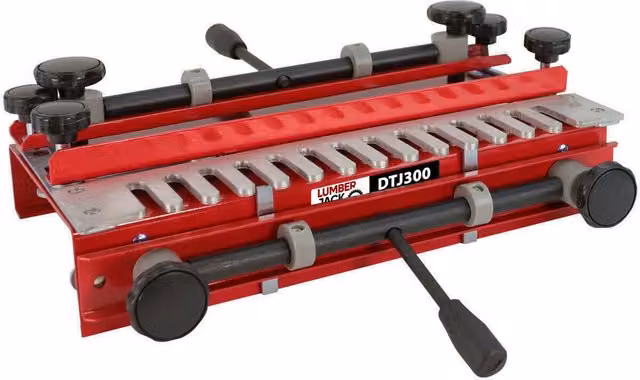 Lumberjack 300mm Dovetail Jig with 1/2 inch Template in Red – 1