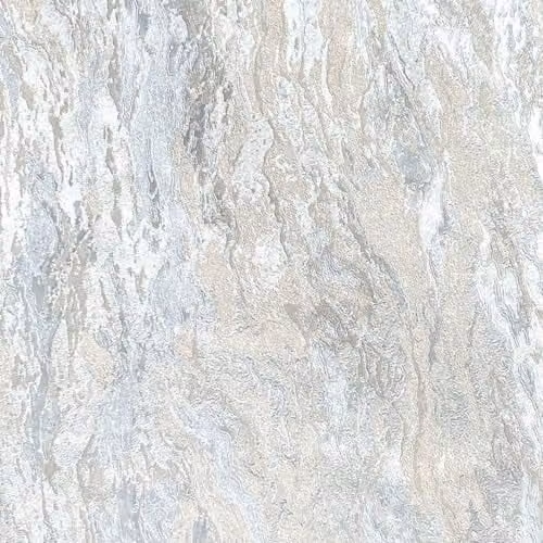 Arthouse Luxe Texture Soft Silver Vinyl Wallpaper with Plain Stone Abstract Design – 1