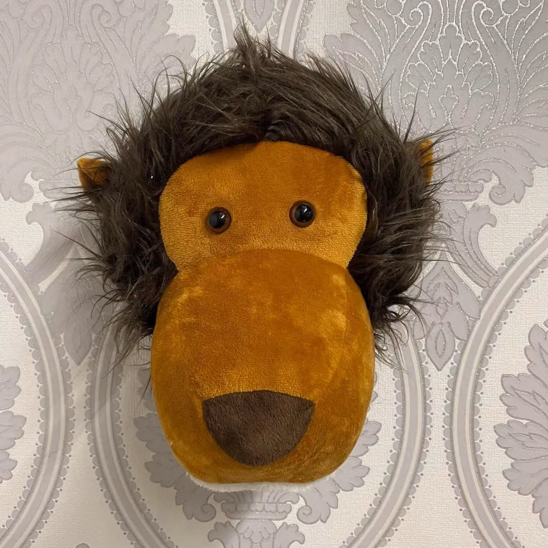 Minster Lion Head Hanger for Kids in Brown, W20 x D18 x H30 cm – 2