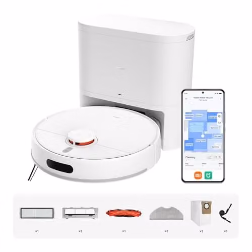 Xiaomi H40 Robot Vacuum Cleaner with Self-Empty Station in White – 1