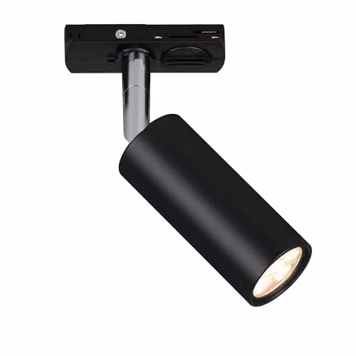 Briloner Black 4.5W LED Track System Spotlight with Warm White Light – 1