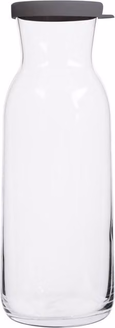 LAV Fonte Glass Carafe with Lid, Grey, 1.2 l