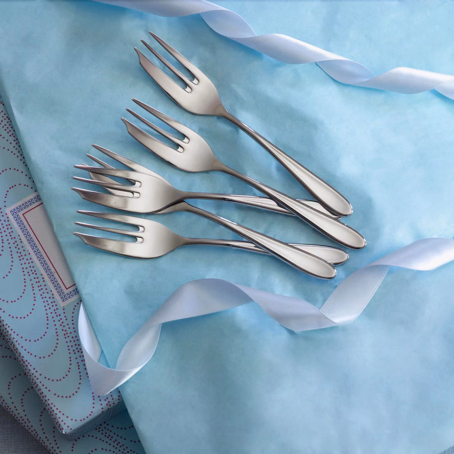 Arthur Price Sophie Conran Rivelin Set of 6 Pastry Forks, Silver Stainless Steel – 4