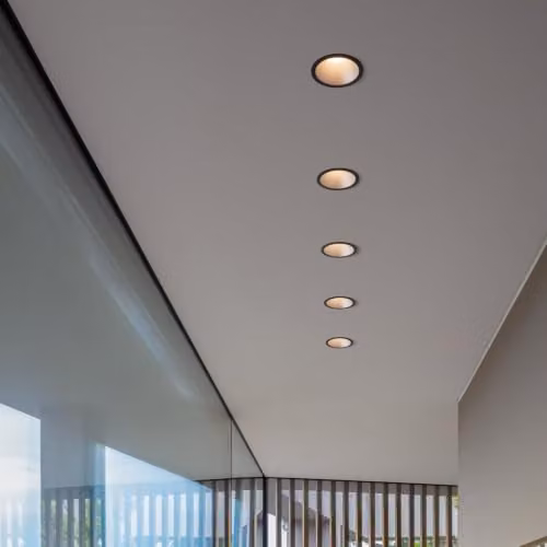 Netlighting Game 12cm LED Recessed Downlight in White and Gold/Brass, 3000K Warm White – 2