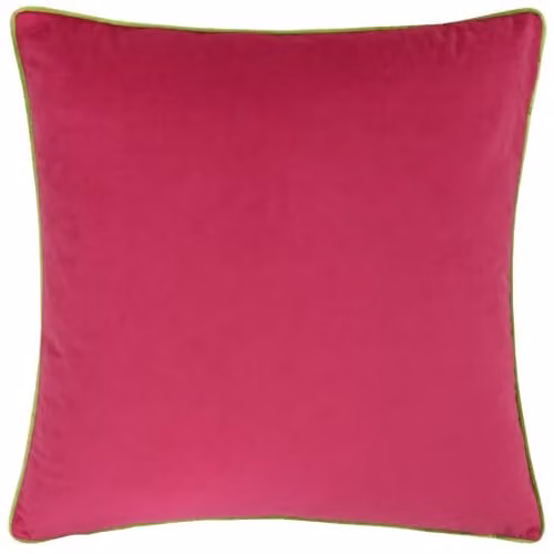 Riva Home Meridian Signature Collection Square Cushion in Pink or Green, 55 x 55 cm