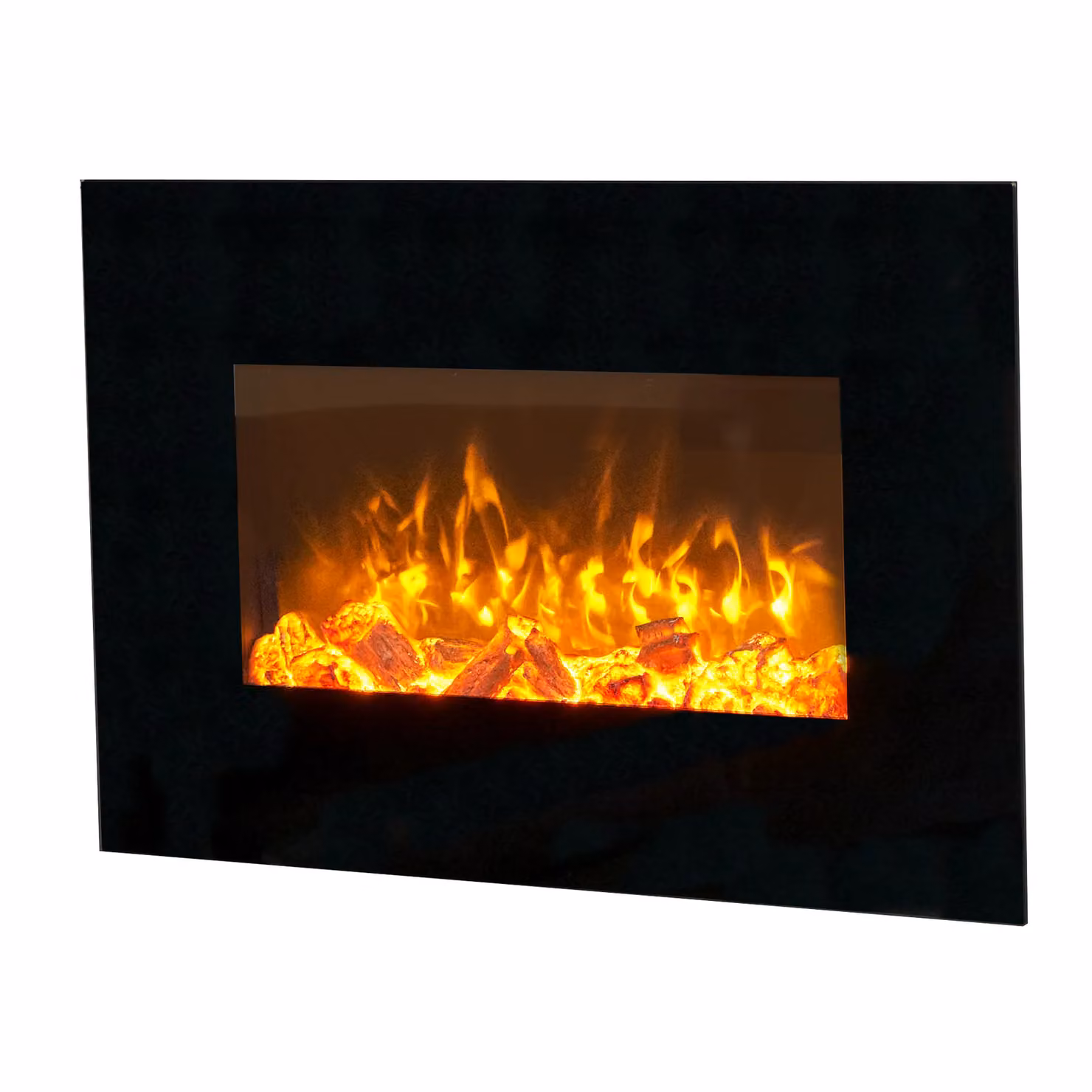 Sureflame WM-9334 Electric Wall Mounted Fire with Remote, Black – 2
