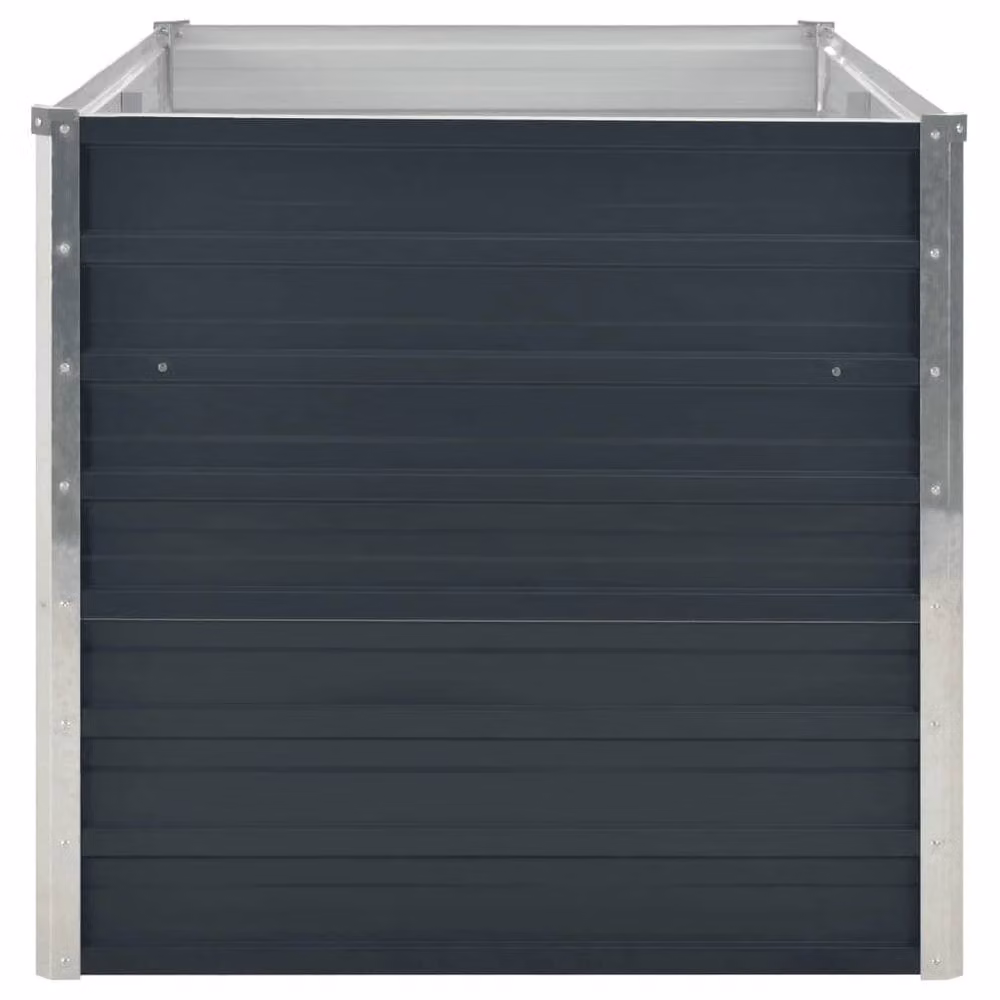 Berkfield Home Raised Garden Bed in Anthracite Galvanised Steel, W: 160 cm, D: 80 cm, H: 77 cm – 3