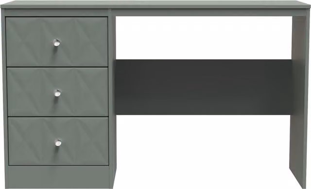 Ready Assembled 2 U Memphis 3 Drawer Desk in Pale Green