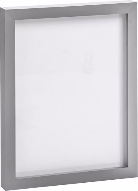 Nicola Spring Single Rectangular Photo Frame in Grey, W/H: 25.4 x 25.4 cm