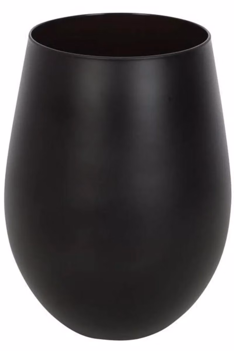 KDMD Trying to Feel Alive Stemless Wine Glass in Black and Gold – 5