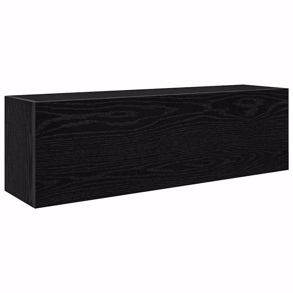 Berkfield Home Modern Black Wall Mounted Bathroom Cabinet W/D/H: 100 x 25 x 30 cm – 2