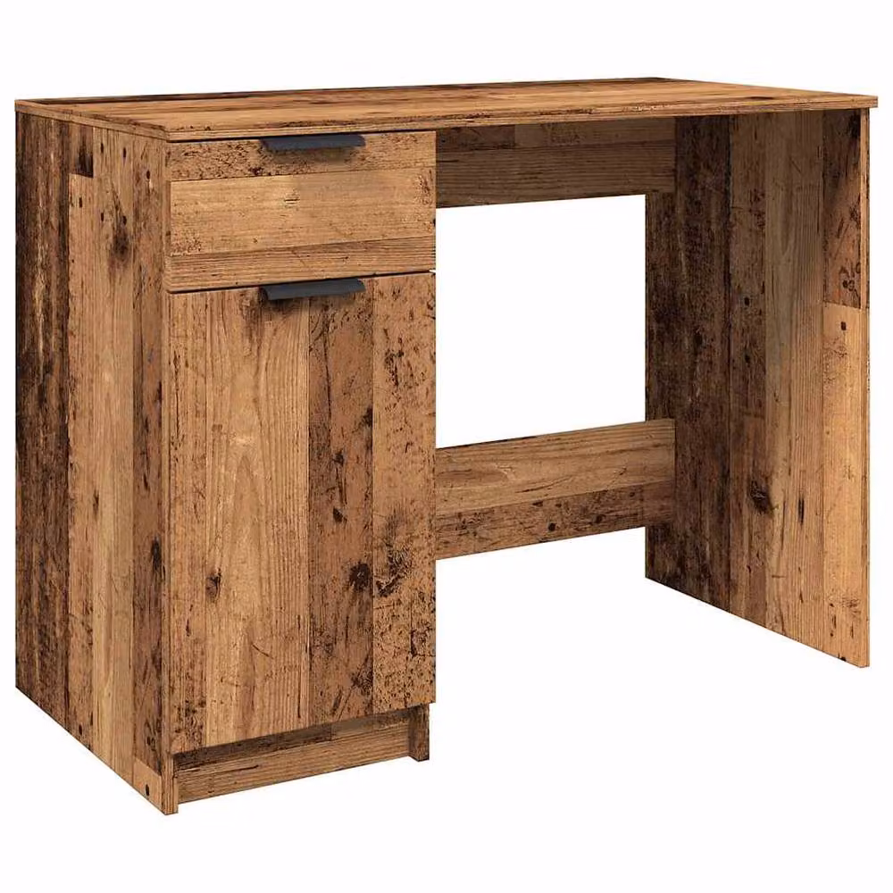 Berkfield Home Brown Decorative Writing Desk in Engineered Wood, W/D/H: 100 x 50 x 75 cm – 3