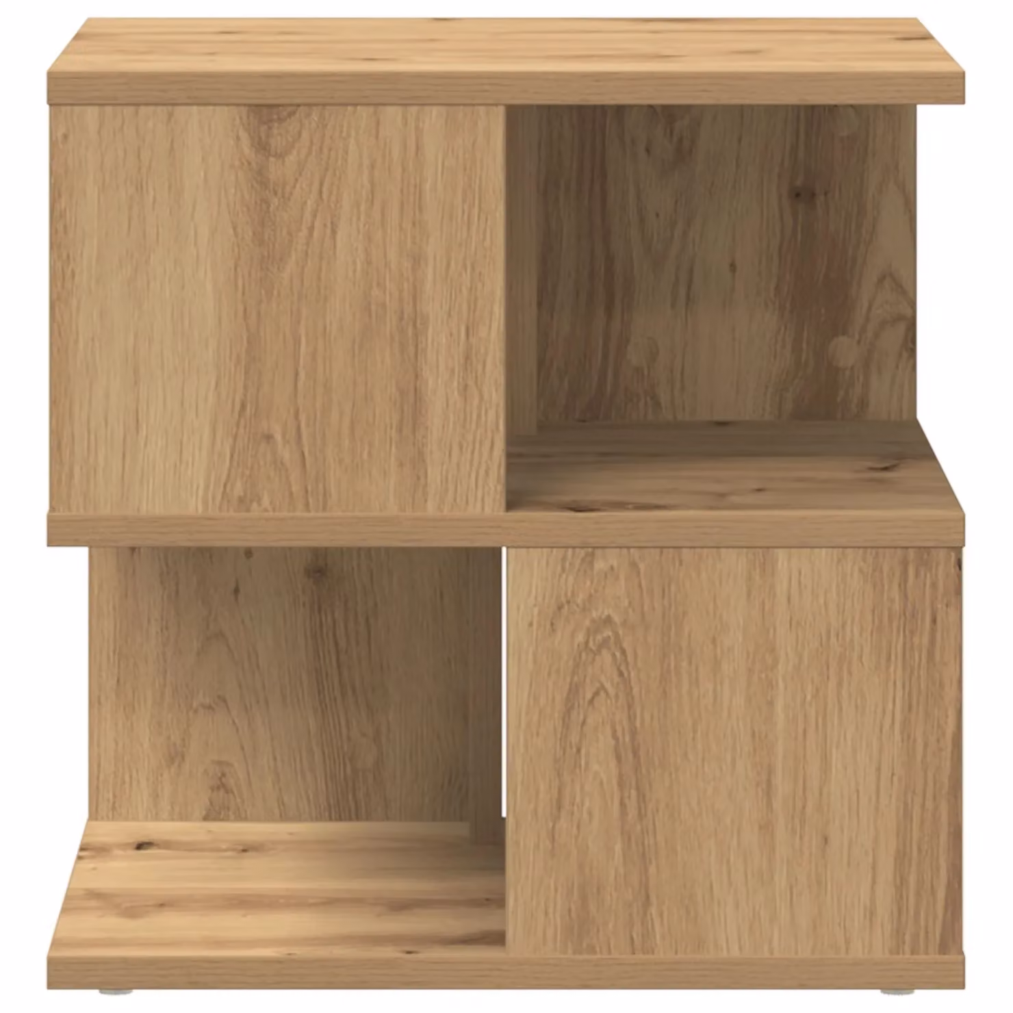 Berkfield Home Artisan Oak Side Table, Brown, W/D/H: 40 x 40 x 40 cm – 3