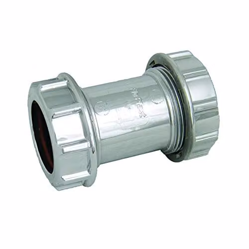 FloPlast CW07-32MM Silver Polypropylene Compression Waste Coupling