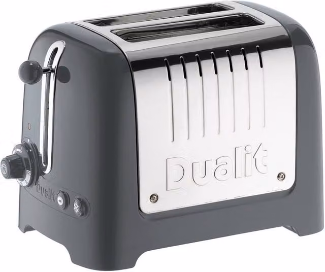 Dualit 2 Slot Lite Toaster in Grey