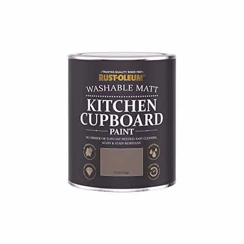 Rust-Oleum Brown Kitchen Cupboard Paint in Matt Finish, River's Edge, 750ml – 3