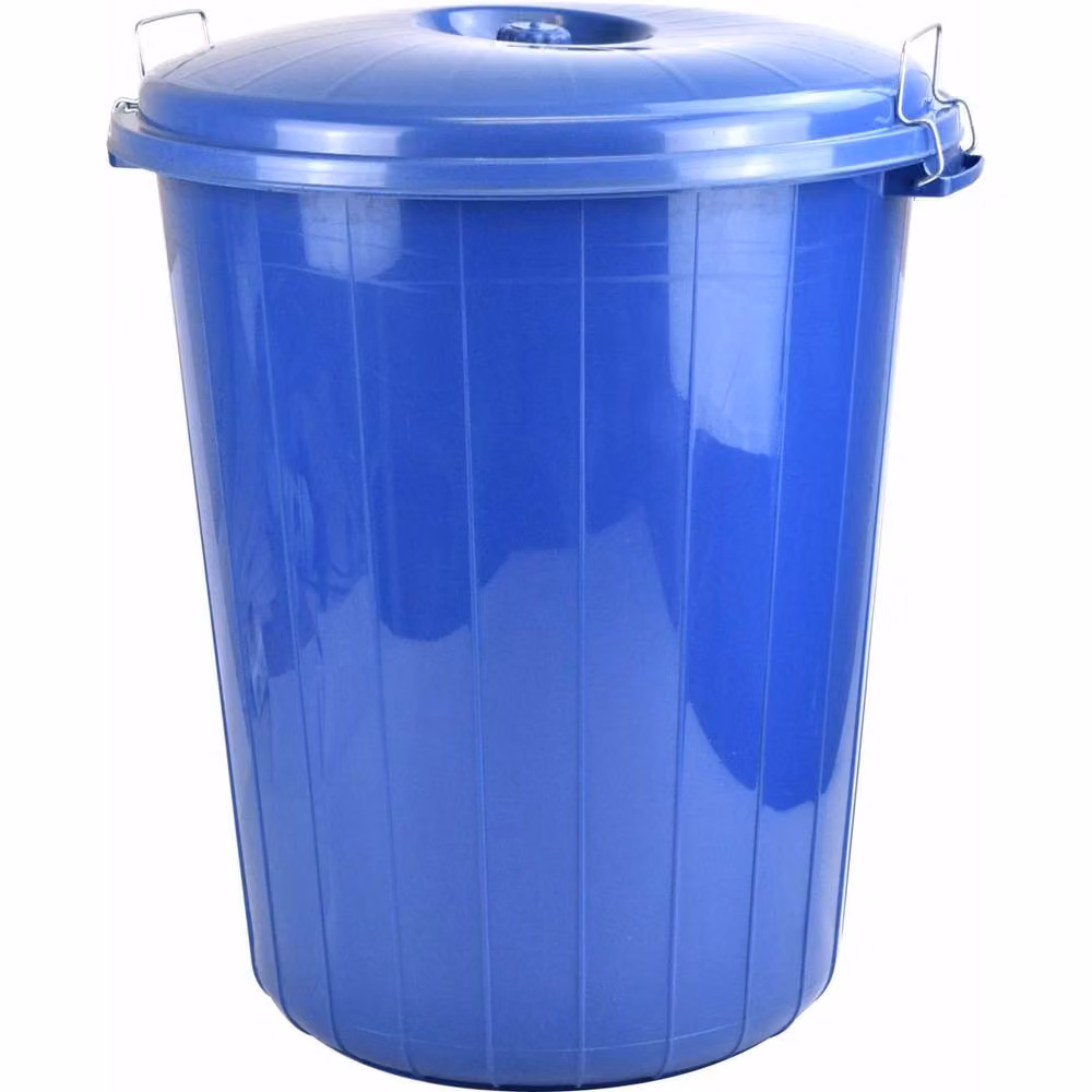 FLAVORA Set of 3 Multicolour Garden Bins with Locking Flip Lid and Handles, 25 Litre – 2