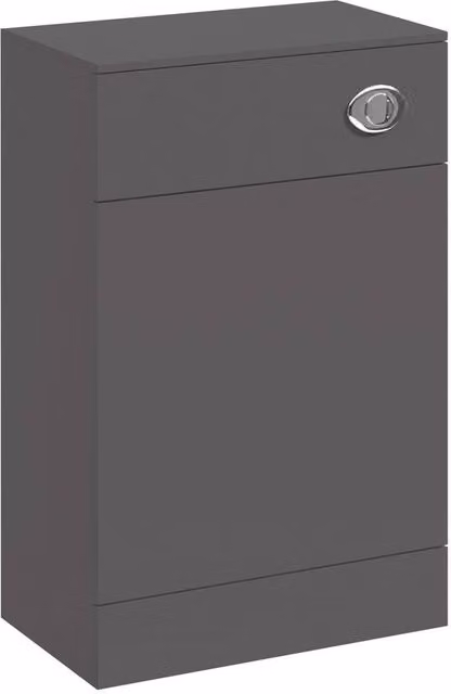 Balterley Modern Matt Dark Grey Freestanding Floor Standing Bathroom WC Toilet Unit W: 50 cm, D: 30 cm – 1