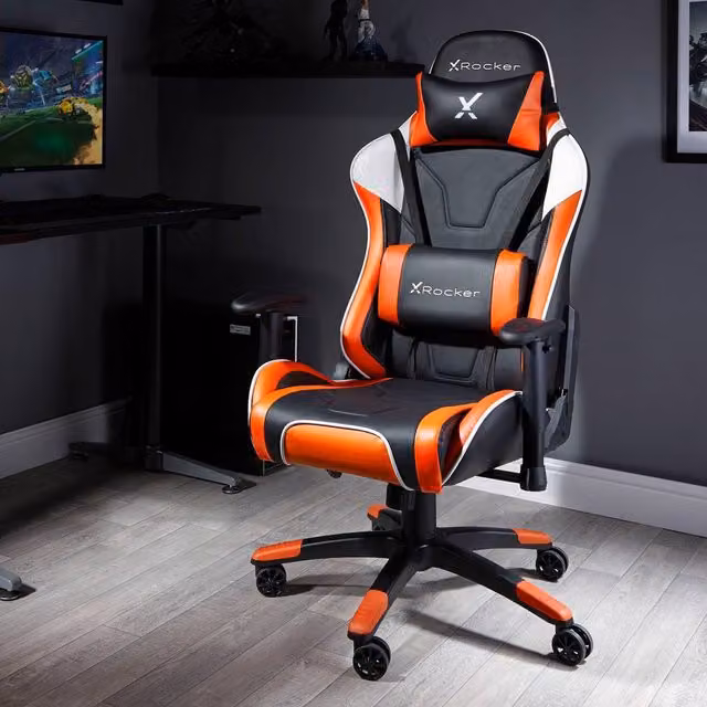 X Rocker Agility Esport Gaming Chair in Orange – 1