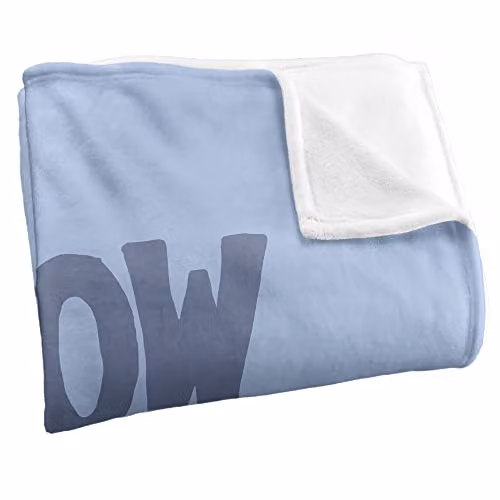 LOGOVISION Friends Joey Tribbiani Classic Silky Touch Super Soft Fleece Throw Blanket, Blue, W/D/H: 91 x 147 cm – 3