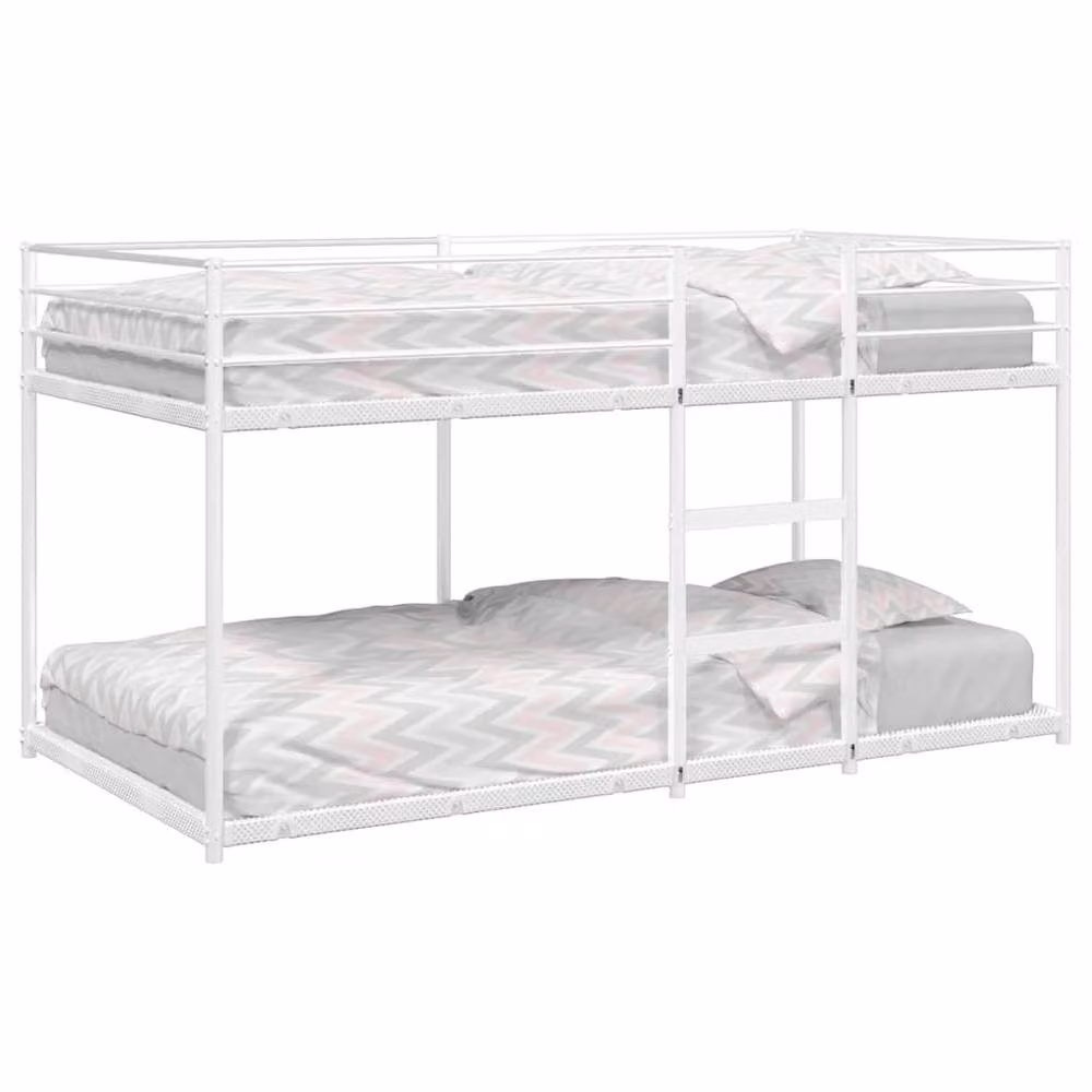 Berkfield Home White Metal Breathable Bunk Bed – 2