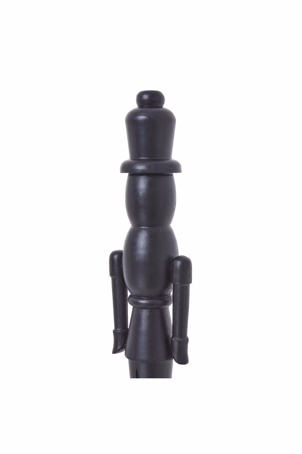 KDMD Minimalist Black Wooden Nutcracker Tabletop Ornament for Christmas Decor – 2