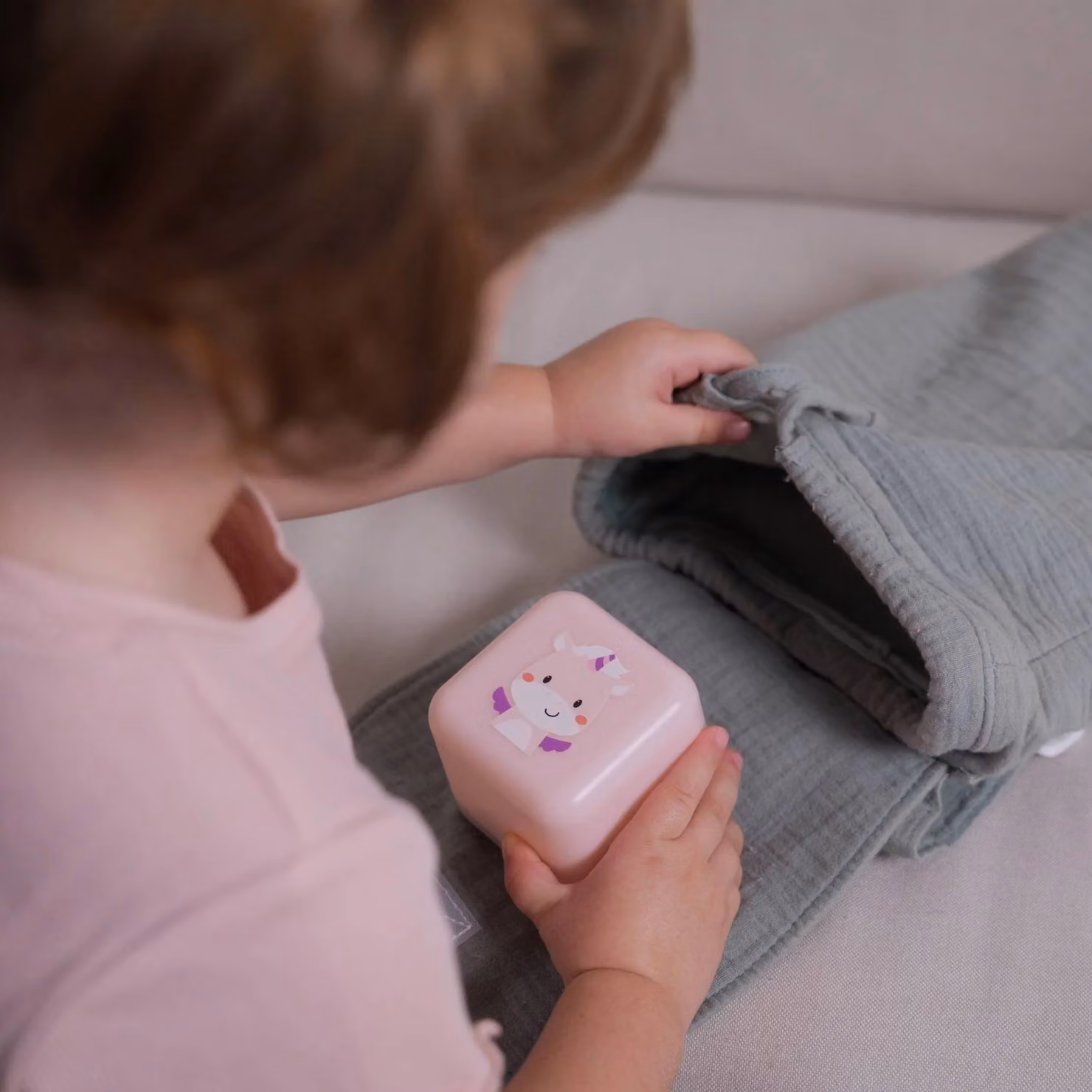 Cloud B Cube B Lily The Unicorn Multicolour Night Light and Reading Lamp with Timer and Rechargeable Battery – 3