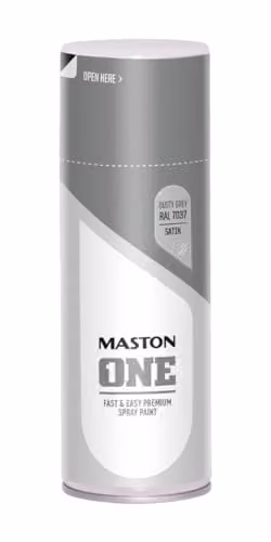 Maston Opaque Satin Gloss Spray Paint in Grey, 400 ml