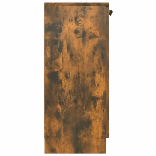 vidaXL Modern Smoked Oak Sideboard in Brown, W/D/H: 60 x 30 x 70 cm – 4