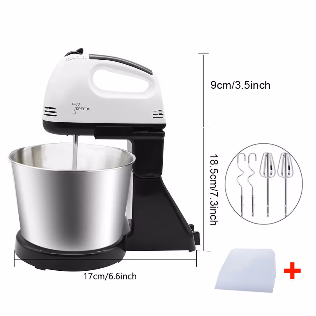 SPETLEK 7 Speed Electric Stand Mixer with Cake Attachment in White – 2