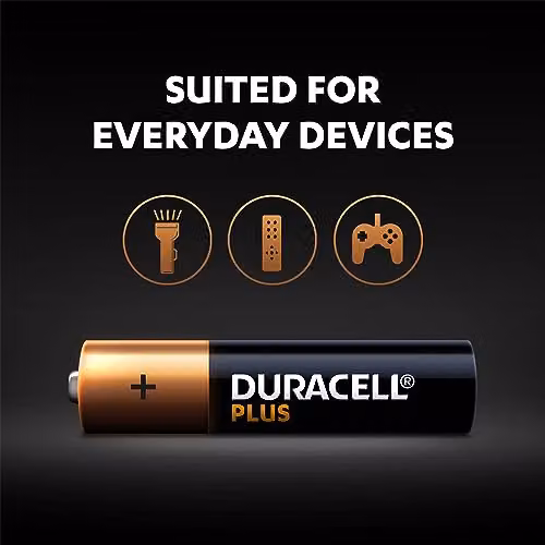 Duracell Plus Power AAA Batteries – 3